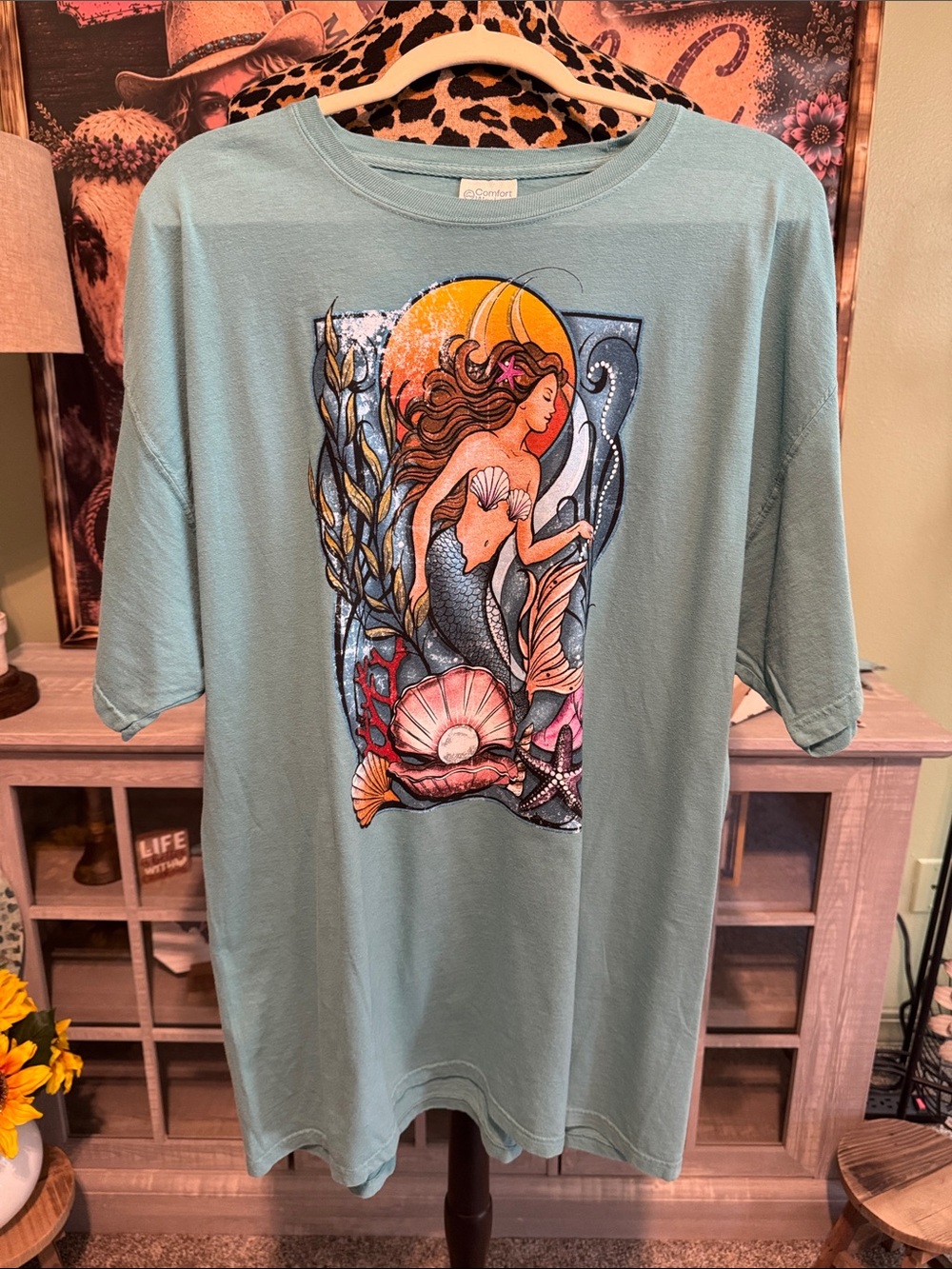 Comfort Wash Mermaid Tee  Size XL